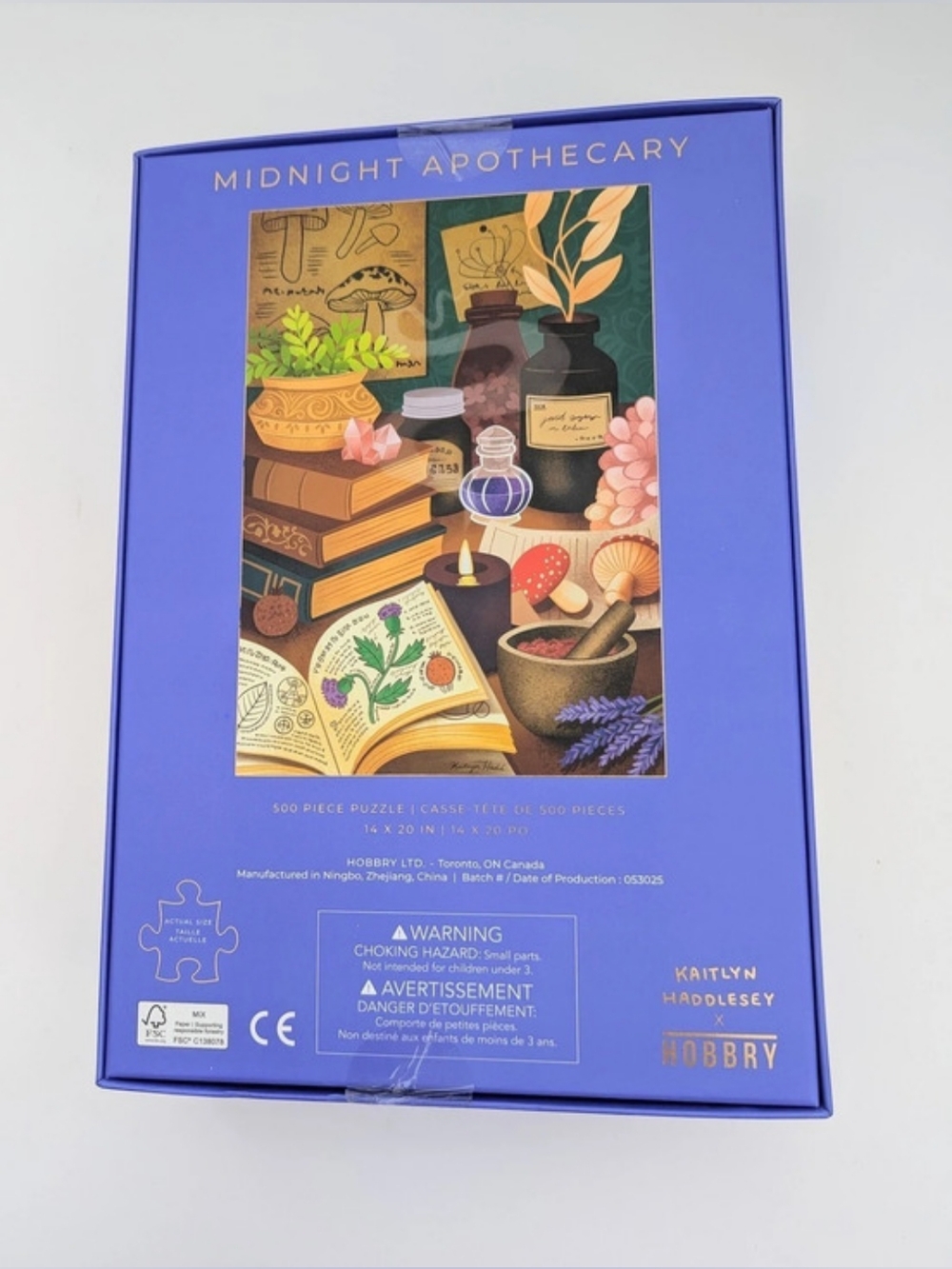 NEW IN BOX Hobbry "Midnight Apothecary" 500-Piece Puzzle - Picture 5 of 7